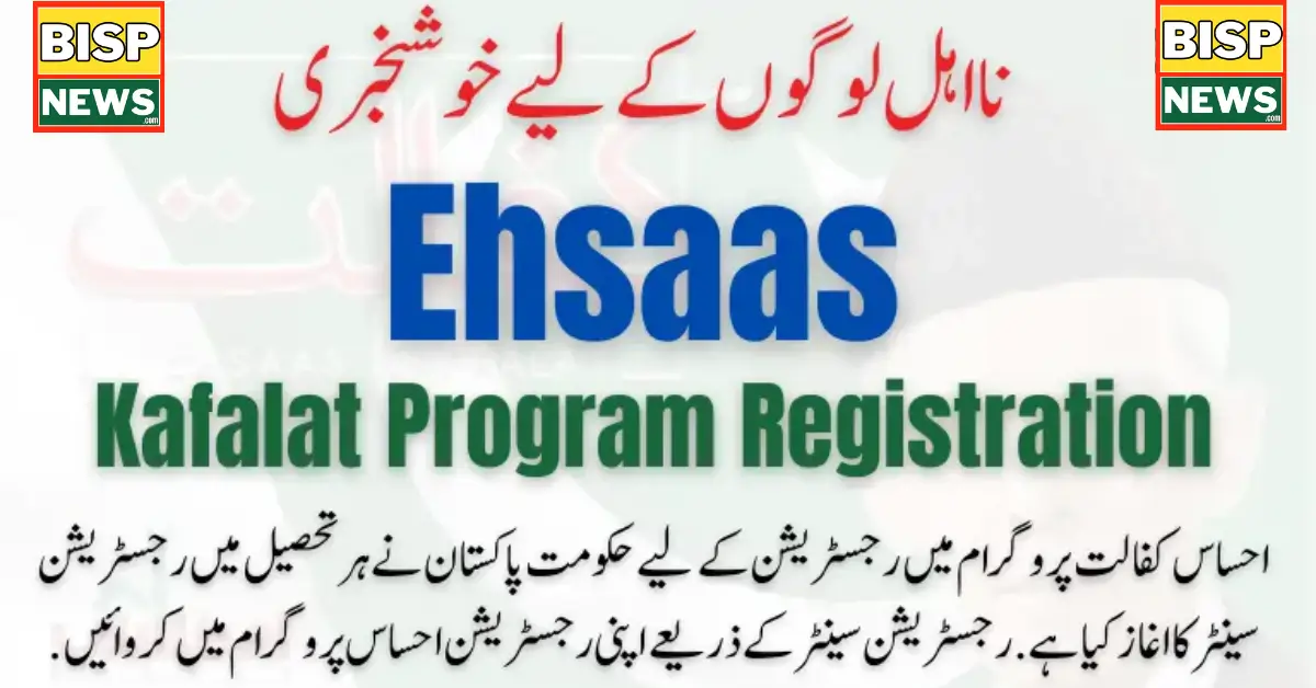 Ehsaas Kafalat Program Registration Check By Web Portal 8171