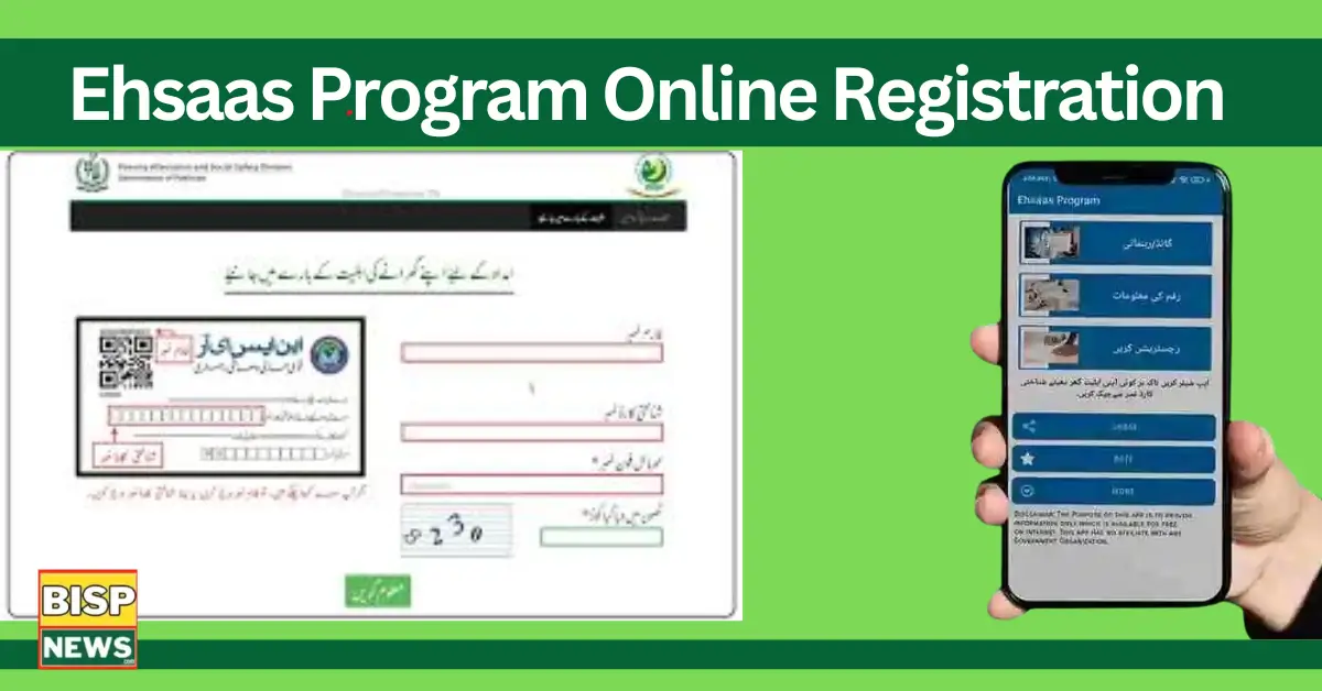 Ehsaas Program Online Registration Check By 8171 SMS