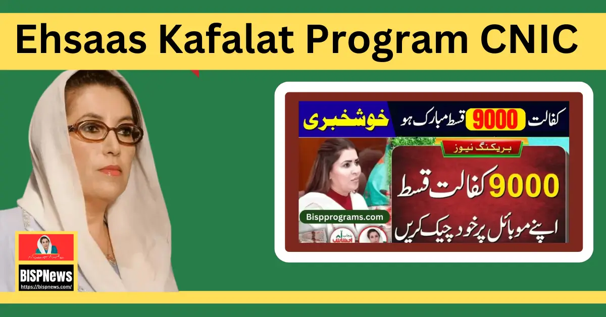 Ehsaas Kafalat Program CNIC Check Online By 8171 SMS Service