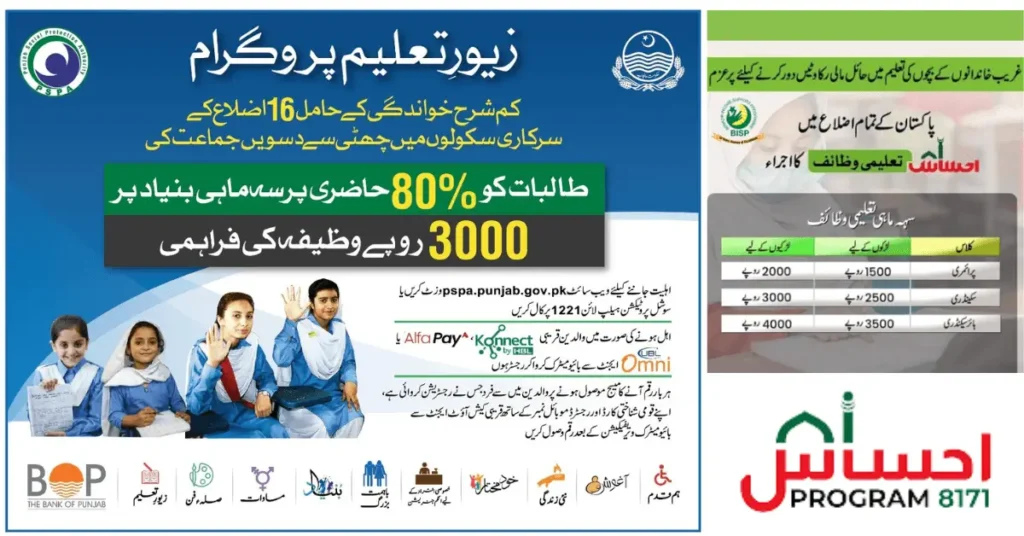 Ehsaas Program Online CNIC Check 8171 BISP (نیو رجسٹریشن فارم)