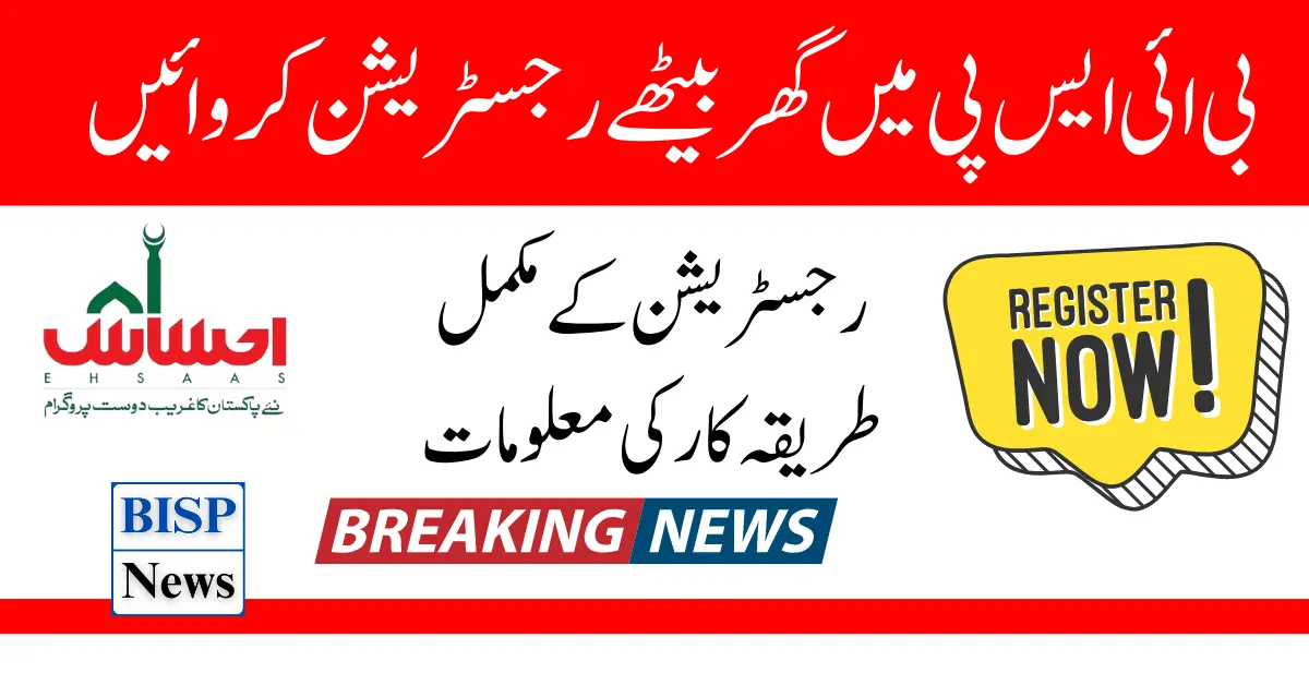 Ehsaas Program Online Apply For New Registration Update