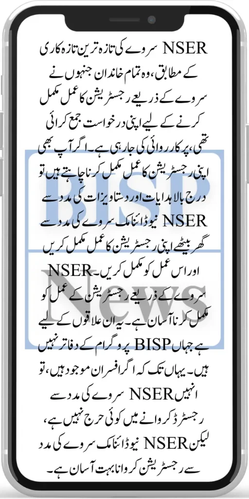 NSER New Dynamic Survey Registration For All Disabled Person In Punjab